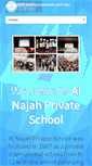 Mobile Screenshot of alnajahschool.com